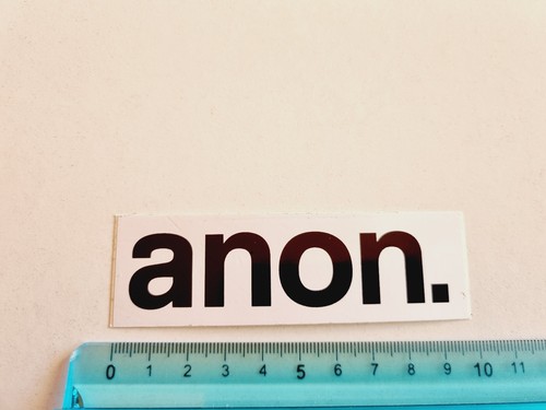 Adesivo anon sticker - adesivo,
