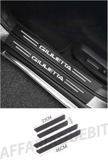 battitacco Alfa Romeo Giulietta in carbonio adesivo carbon look 4 pezzi