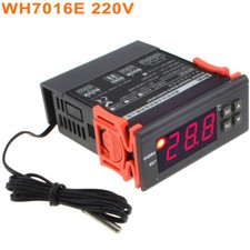  Regolatore di temperatura elettronico digitale WH7016E termostato 12V/24V/110V/220V