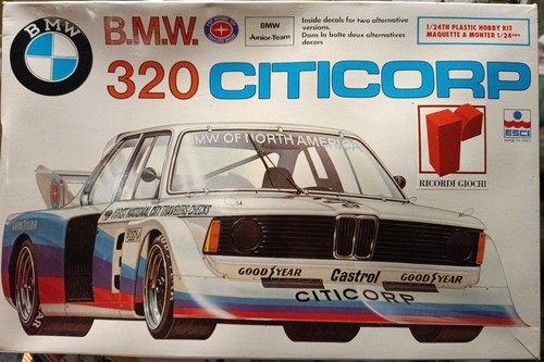 Bmw 320 citicorp plastic model - plastic,