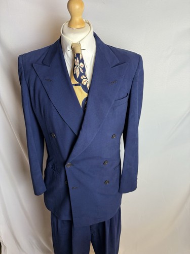 Tuta gaberdine pezzi blu - gaberdine,