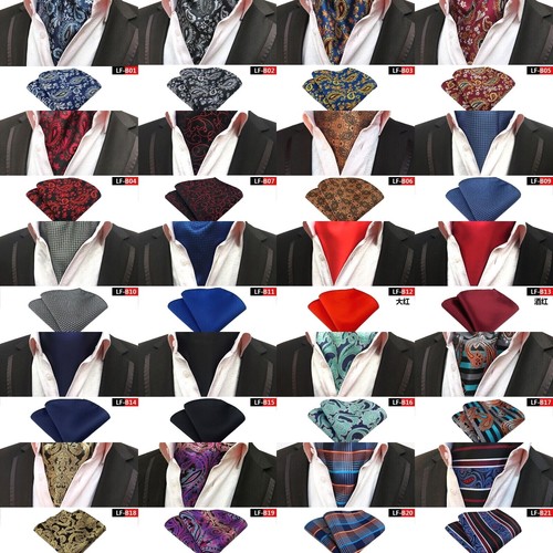 Cravatta uomo classica ascot - cravatta,
