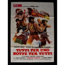 manifesto TUTTI PER UNO BOTTE PER TUTTI timothy brent karin schubert A95