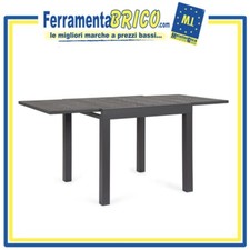 TAVOLO IN ALLUMINIO ANTRACITE