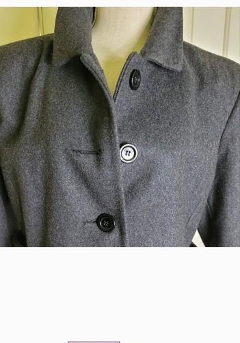 Cappotto donna lana grigio