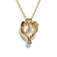 Collana birre rosa cuore - de,