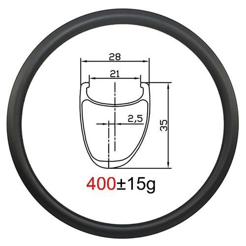 Cerchio asimmetrico carbonio