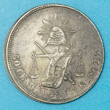 MESSICO ZACATECAS 50 CENTAVOS