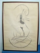 RAFFAELE PONTE CORVO - LITOGRAFIA NUDO - Surfanta TORINO Pontecorvo SURREALISMO