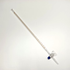 BURETTA GRADUATA CON RUBINETTO IN VETRO 25ml MISURAZIONE RDC RESISTENTE ACIDI