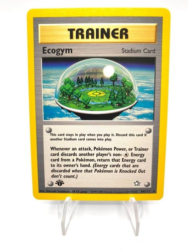 Carta pokémon ecogym - carta,