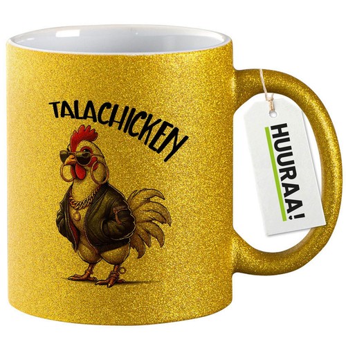 Tazza glitter talachicken - , meme