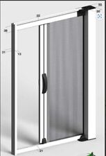 Zanzariera a molla rullo laterale orizzontale su misura rete antivento balconi