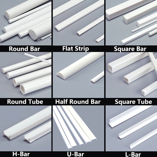 Barra abs tubo stirene - barra,