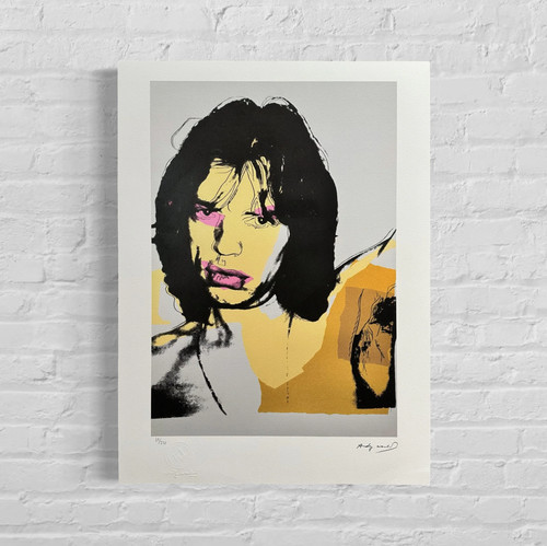 Andy warhol mick jagger - warhol,