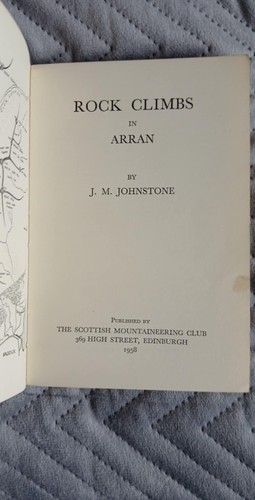 Scarce signed arran rock - arran,
