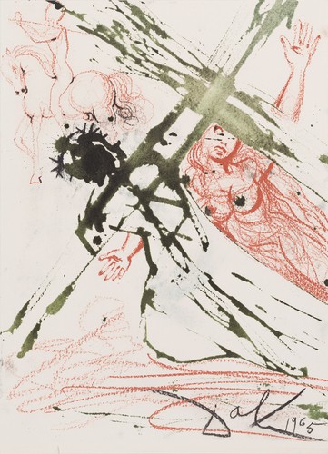 Salvador dalí litografia - dalí,