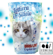 BIRBA PET LETTIERA GATTI IN SILICIO SABBIA GATTO NEUTRA 5 15 20 LITRI