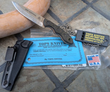 Coltello Tops Mini Scandi Trekker MSK 2.5 Survival + UltiClip Slim 3.3