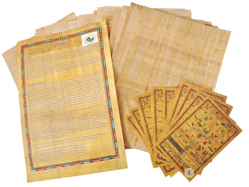 Papiro egiziano carta - papiro,