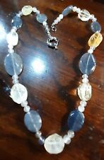 Collana  - Cristallo Di Rocca - Agata - Quarzo Citrino - Vintage