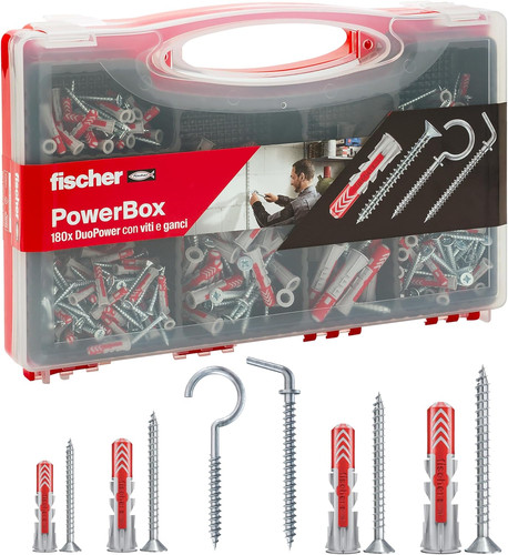 180 tasselli duopower con viti - 180,