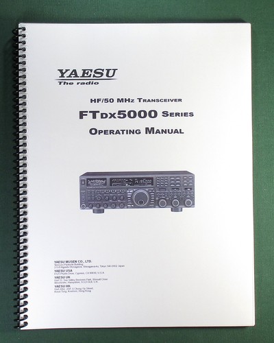 Manuale operativo yaesu - manuale,