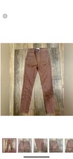 Jeans skinny donna Pistola marrone chiaro nuovo senza etichette taglia 26