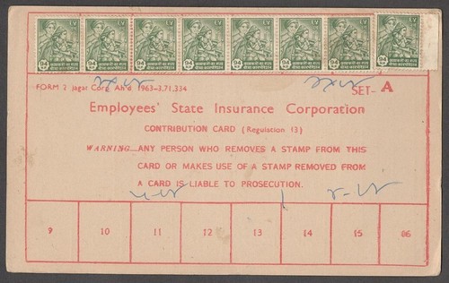 India esis insurance card with - india,