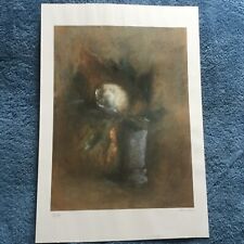 Norma Mascellani  "natura morta"  LITOGRAFIA allieva di Giorgio Morandi