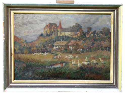 Quadro olio firmato - quadro,