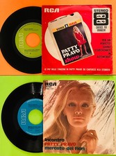 PATTY PRAVO Raro LOTTO 2 45 GIRI INCONTRO (Campione NON COMMERCIABILE) BALLERINA