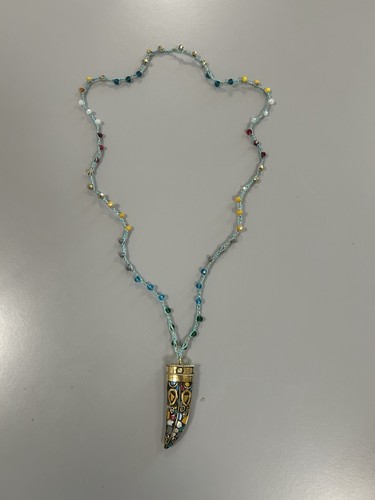Collana con corno - , etnico