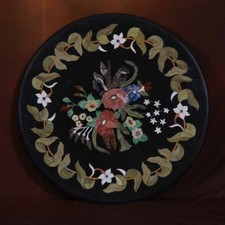 Tavolo 12" marmo intarsiato