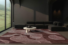 Tappeto moderno trapuntato a