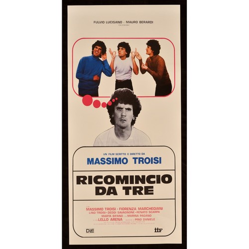 Locandina ricomincio tre - da,