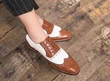 Mocassini Brogue Oxford Uomo
