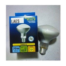 Faretto R90 E27 70W REFLECTOR ALOGENO MARCA LAES DM. 90MM. H. 120MM. DIMMERABILE