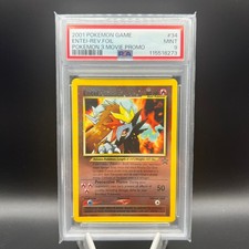 Entei Reverse Foil PSA 9 Movie Promo #34 English Pokémon