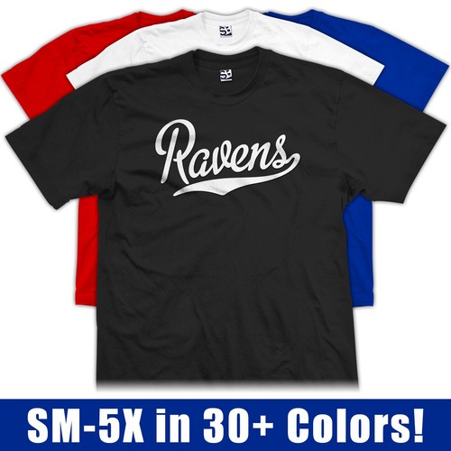 Shirt ravens script - ravens,
