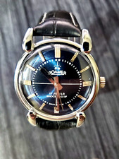 Raro Orologio Manuale Uomo Svizzero Roamer Brevete Slv Blu Nero✨