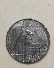 Lire 20 Mussolini MCMXLIII. Rarita. In Argento.