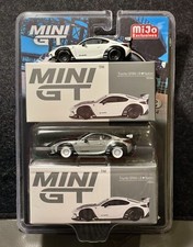 Bundle MINI GT Toyota GR86 LB Nation Liberty Walk bianco (#769) - standard e inseguimento!