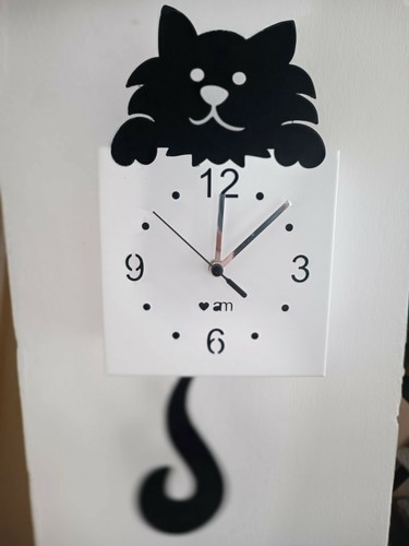 Orologio gatto pendolo arti - orologio,