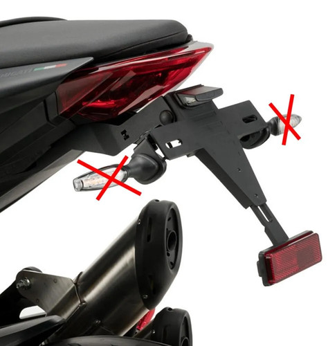 Kit portatarga puig ducati - kit,