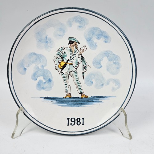 Piatto ceramica albisola - piatto,