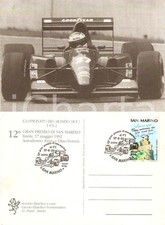 1992 IMOLA 12Â° Gran Premio SAN MARINO Ferrari F92 A FORMULA 1 *Cartolina FG