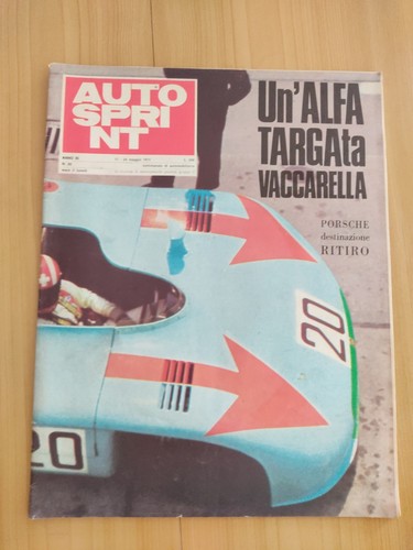 Autosprint del 1971 alfa - del,