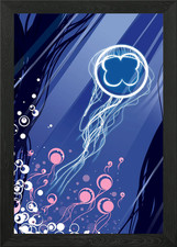 Meduse et bulles poster arte