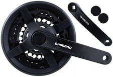 Meccanismo pedivella SHIMANO TY301 48/38/28 TREKKING